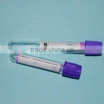 Disposable Vacuum Blood Collection Tube - EDTA Tube