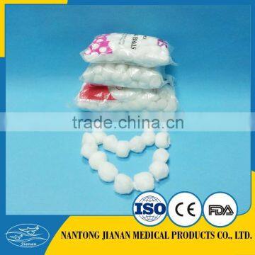 2015 disposable white absorbent sterilize alcohol cotton ball