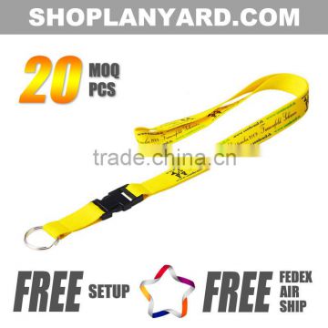 Promotional Cheap Custom Polyester Lanyard with logo