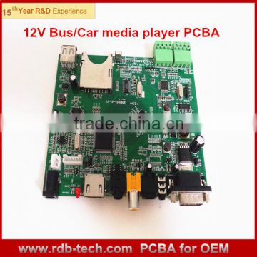 12V Bus/Car Media Player PCBA PCB-19