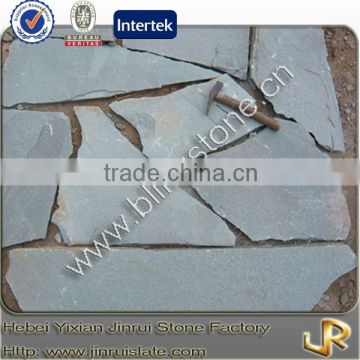 Irregular grey slate natural stone