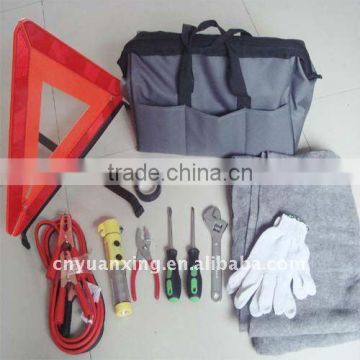 car warning triangle,winter car care and emergency tool set
