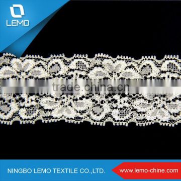 Polyester Compound Guipure Nylon Lace Fabric, Scalloped Lace Fabric