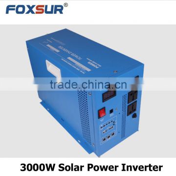 superior quality 3000W Home use pure sine wave solar inverter with PWM solar controller Digital display 24V dc to 110V AC