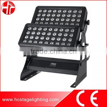 theater stage lighting 72x10w 4in1 ip65 led wall washing light