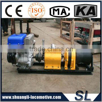 Small Size,Light Weight 5Ton Traction Diesel Engine Driven Winch For The Wild Mountain Construction