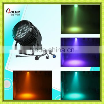 led outdoor lighting 18*12w rgbw 4 in 1 led stage lighting