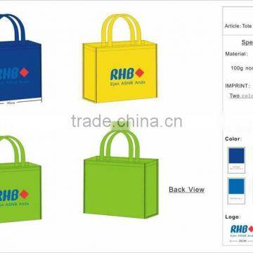 2012 hot sale non woven shopping tote bag