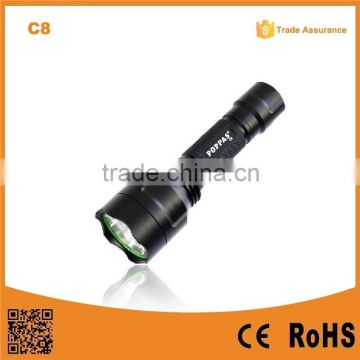 C8 Rechargeable XML T6 High Power Tactical 1101 police flashlight                        
                                                Quality Choice