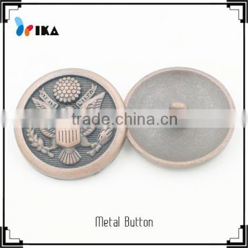 custom United States seal zinc alloy metal button