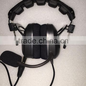 TELIKOU 2016 new updated HD-302 Dual Ear Dynamic Intercom Headset