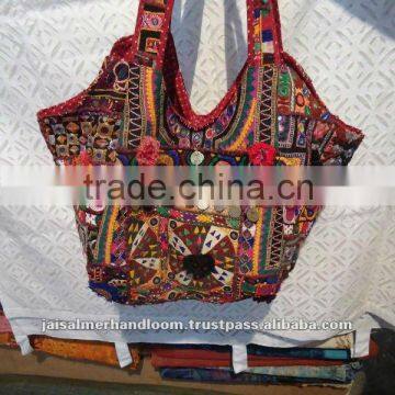 Mirror work patchwork bags