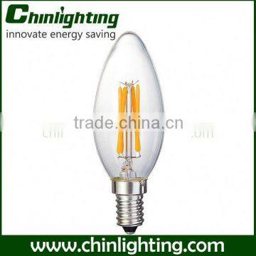 e14 base c35 led bulb filament high cri c35 led filament candles lamps c32 4w c35 filament lamp patent