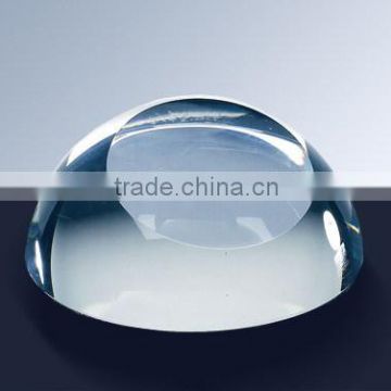 clear glass dome paperweight