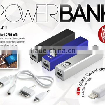 promotion power bank in metal casing and good battery chip