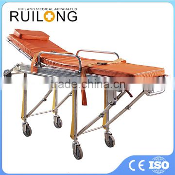 Lowest Price First Aid Folding Stretcher With Wheels