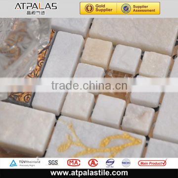 glass mix stone mosaic decorative wall mosaic tile
