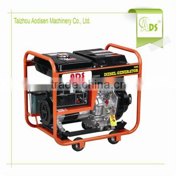 CE approved 186f diesel 4.5kw electric generator