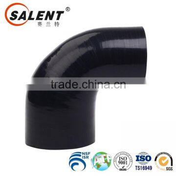 high temperature 70mm to 51mm black 90 degree clear auto silicone reducer elbow hose silicone rubber hose