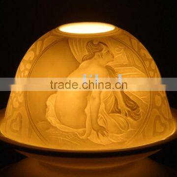 ceramic candle holder-Dome shape-BC007-07017