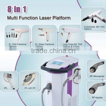 multifunction laser esthetic equipment e-light ipl rf nd yag laser multifunction machine