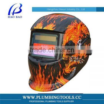 HX-TN08 Hot sale Funny welding helmet decals, custom welding helmet ce en175 welding helmet