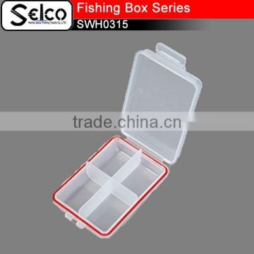 SWH0315B Top Transparent Waterproof plastic fishing tackle box