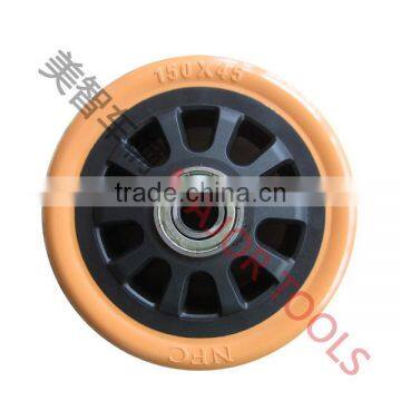 6X2 hard plastic toy wheels with PP rim