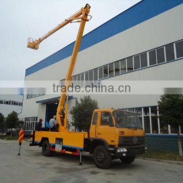 18m vehicle mounted aerial work platform, high alititude aerial working truck, high lifting platform truck