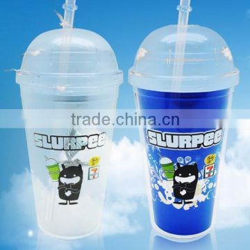 customer logo 16oz ps reusable plastic coffee cups for gift