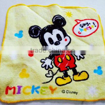Cotton compressed printed hand towel