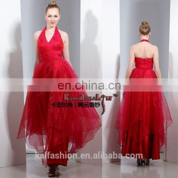 EM8006 Fashion spring halter tulle casual dress hot sale