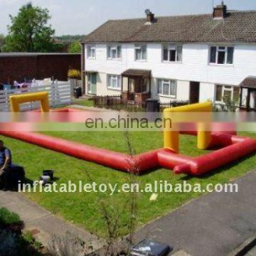 Hot selling PVC inflatble football pitch