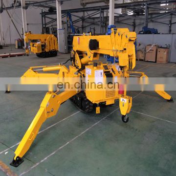 3.0 t Crawler Moving Type Spider Crane for Remote Control