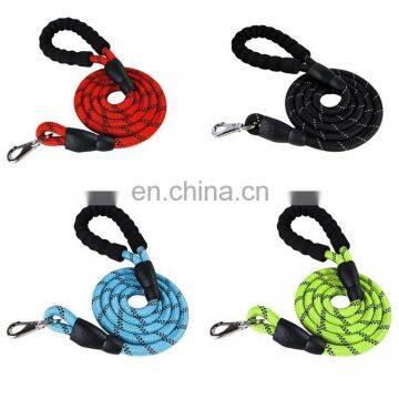 Wholesale Manufactory Spring Colorful Customized Fashionable Training Durable Hemp Pet Rope Dog Leash