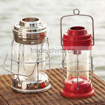 Brass T Light Candle Multicolor Decorative Lantern