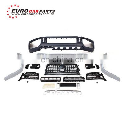 gclass w464 w463a g500 g550 g350d g63 front bumper hood scoop side step bumper pp material 2018-2021y body kit and body parts