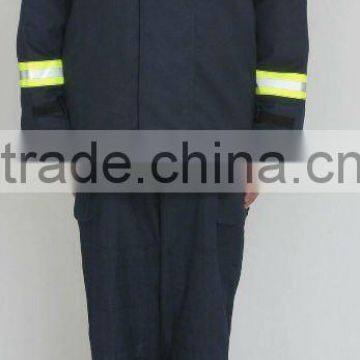 Flame Resistant Safety Coverall with Reflective Tape