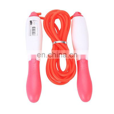 Wholesale Professional Led Display Digital Adjustable Length Speed Rope Skipping Pvc Counting Skipping Rope Count