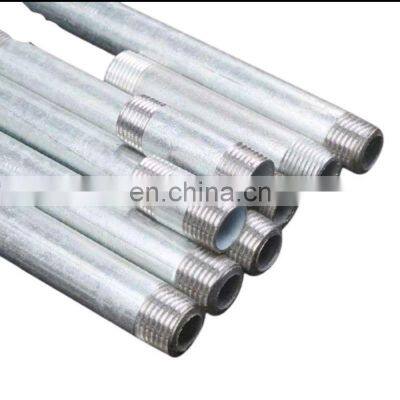 ASTM A53 Standard Galvanized Steel Pipe 40g 100g 150g Zinc Coated Pipes for Bridge Constructions