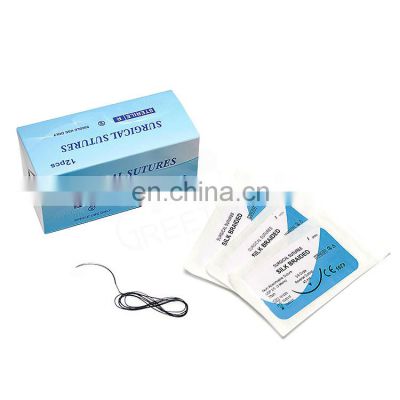 Surgical Suture Thread Kit Pack Oem Cheap Absorbable Silk Nylon Vicryl Surgical Sutures