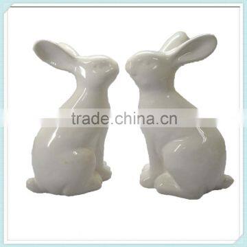 ceramic easter rabbit figurines easter decoration