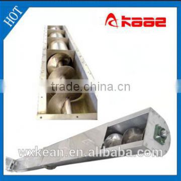 Stainless steel Peel residue screw conveyor manufactured in Wuxi Kaae