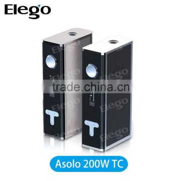 New Coming IJOY Asolo 200W Box Mod with Function of Temperature Control for Almost Tanks from Elego