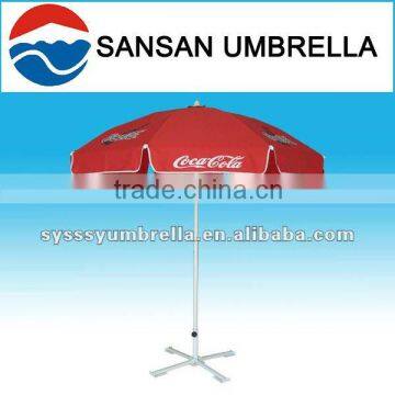220CM Fiber Glass advertising beach umbrella