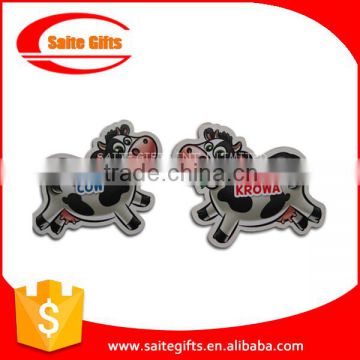 Promotional die-cut cow shaped magnet