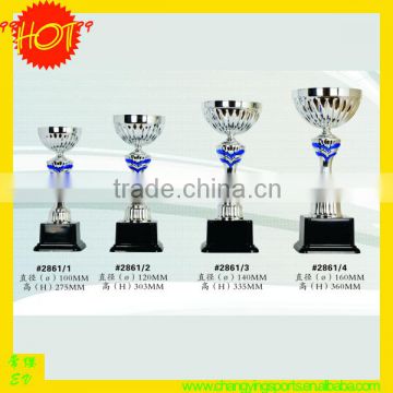 High Quality! EUROPE Design Metal Trophy Cup Trophies And Awards Plastic Base 2861