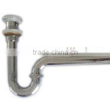threaded stainless steel tube P trap