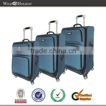 2015 New Style poly double wheel hotel luggage