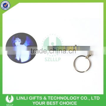 Advertisng Logo Led Projector Torch, Keychains Projector Torch, Light Projector Torch